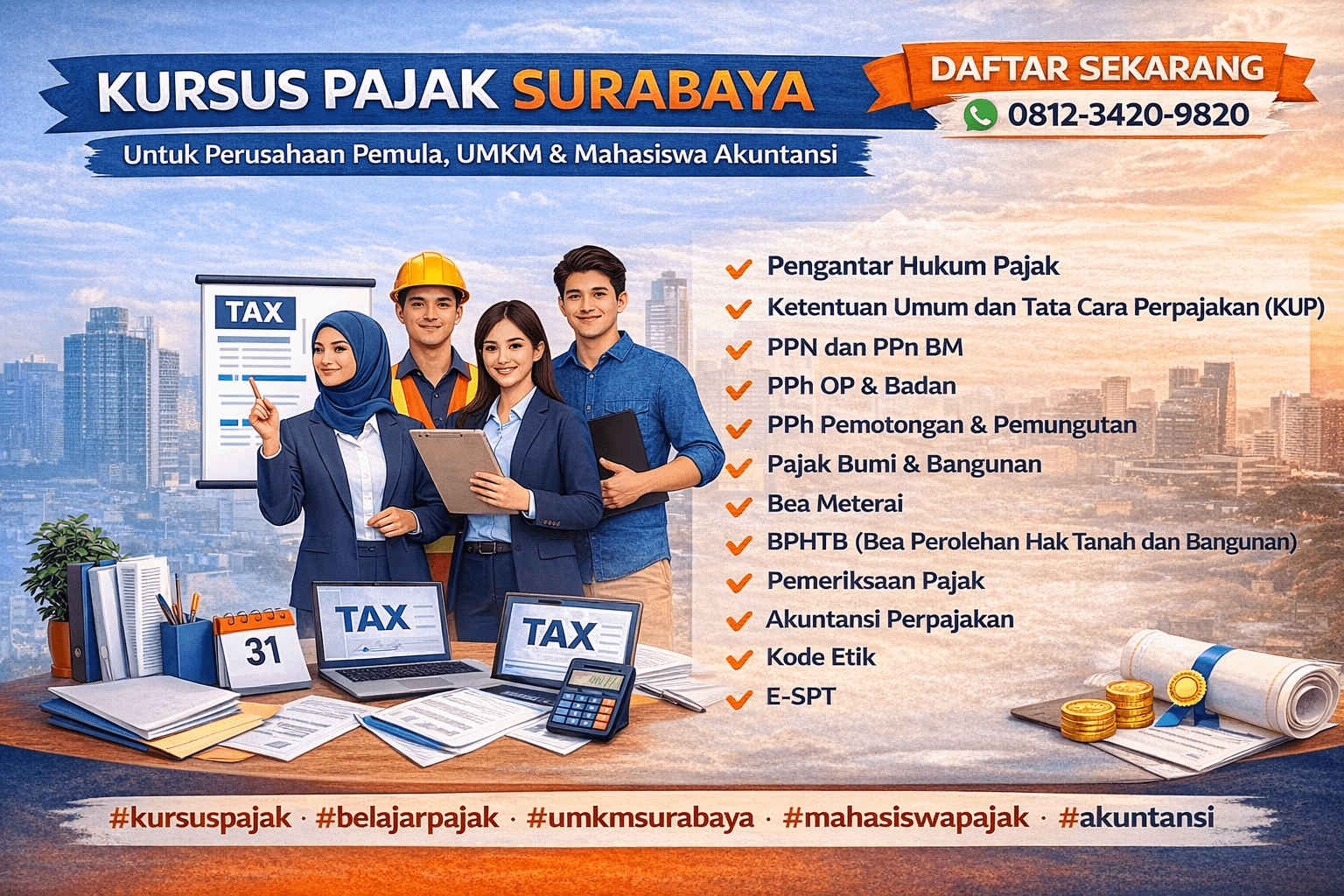 kursus pajak surabaya