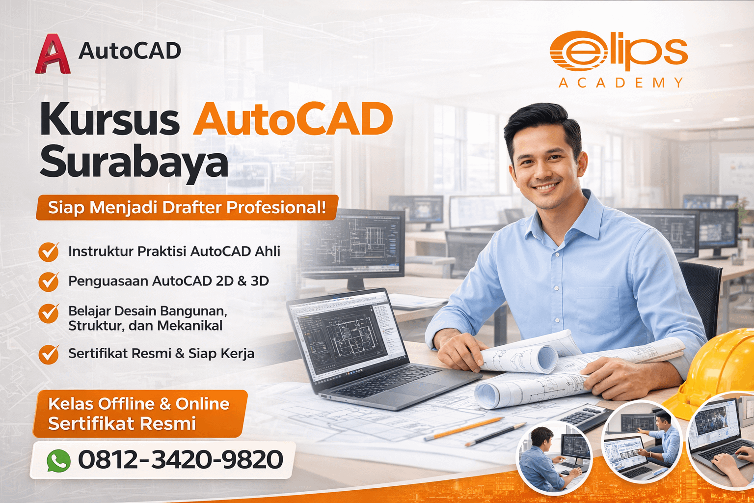 kursus autocad surabaya