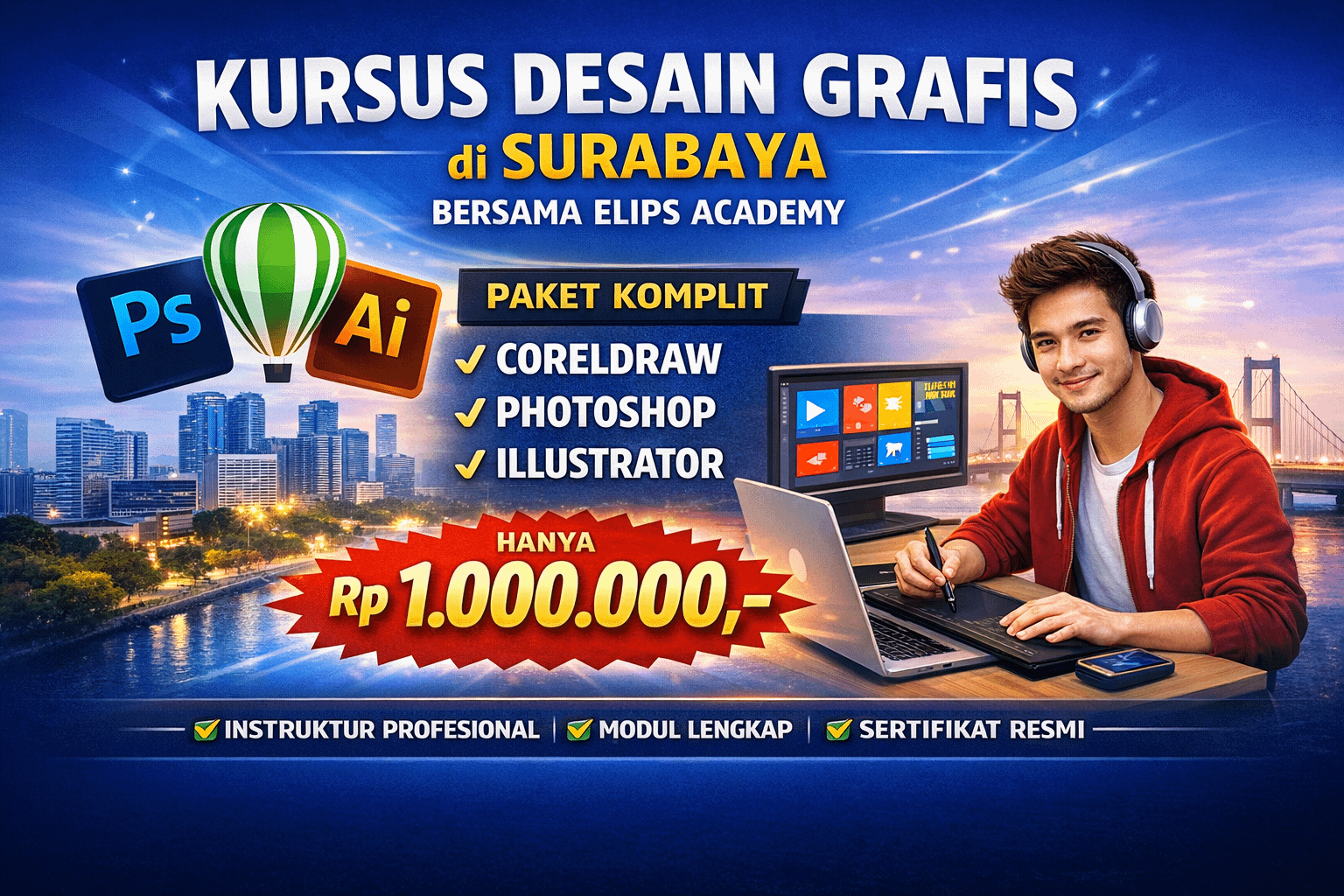 kursus desain grafis surabaya