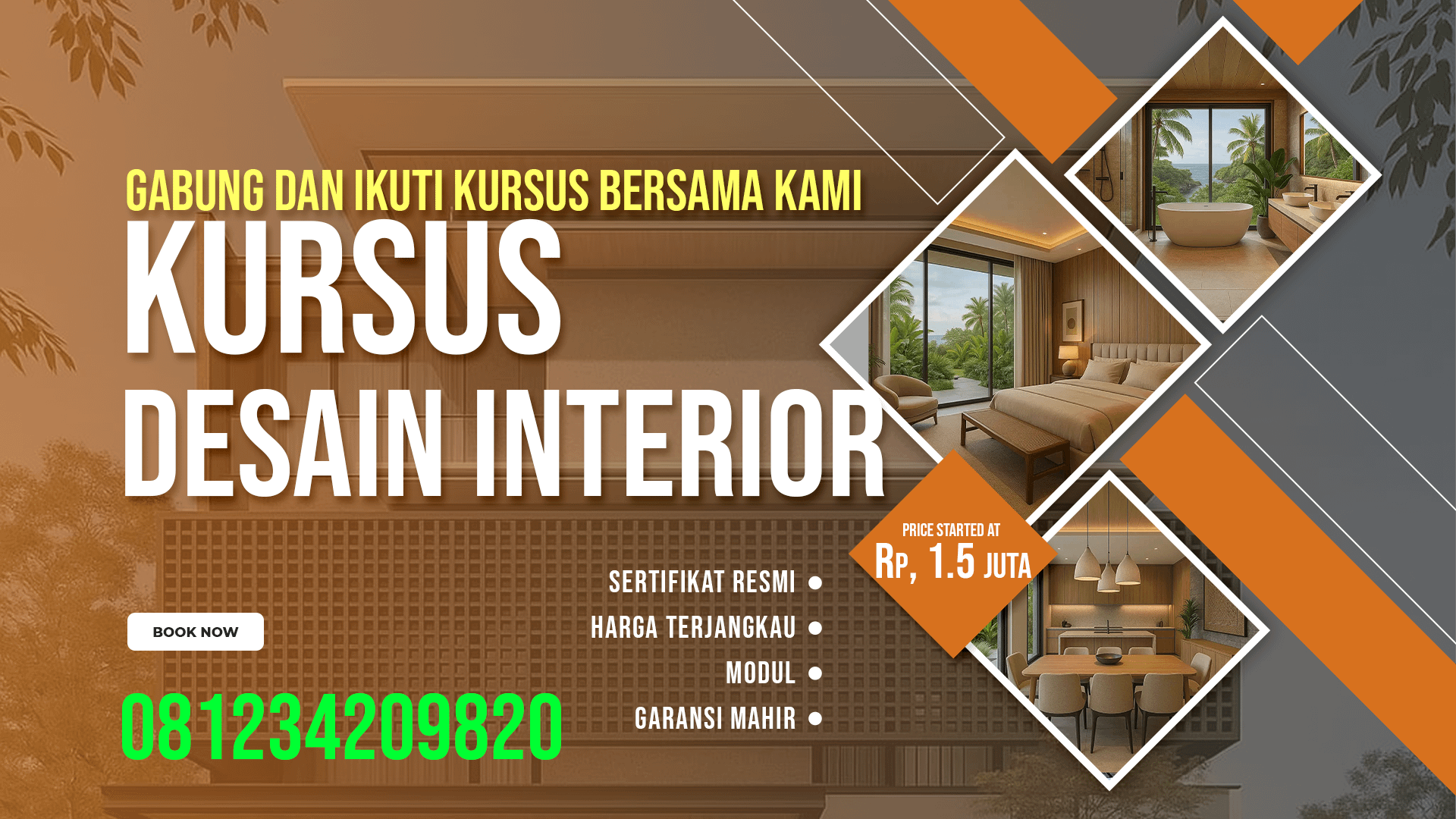 KURSUS DESAIN INTERIOR SURABAYA